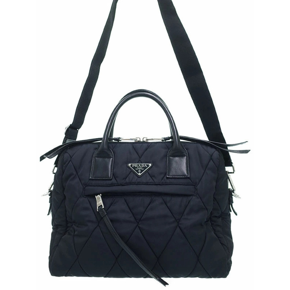 Prada Tessuto Bomber 2way bag black